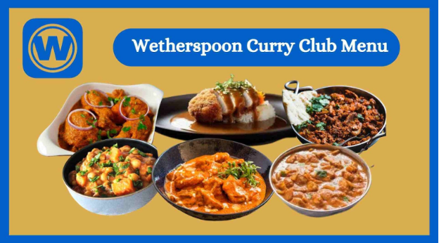 Wetherspoon Curry Club Menu