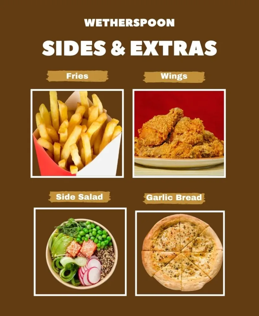 Sides and Extras Wetherspoon