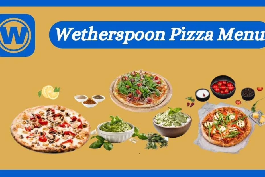 Wetherspoon Pizza Menu