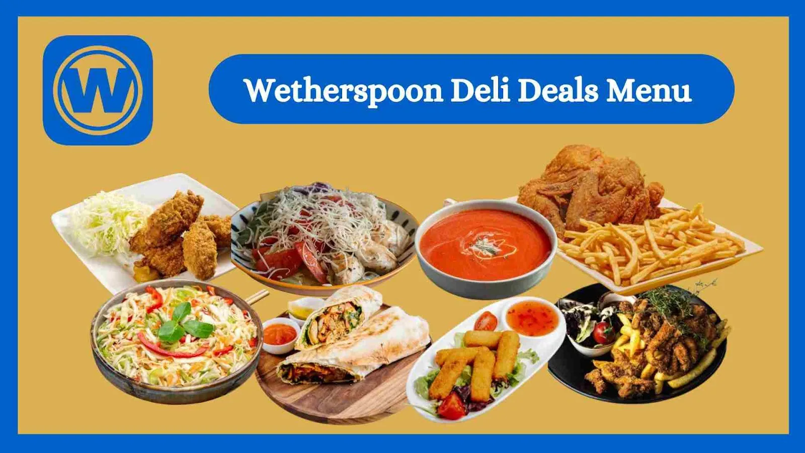 Wetherspoon Deli Deals Menu With Prices & Nutrition 2024