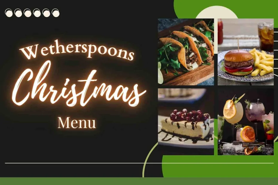 Wetherspoons Christmas Menu