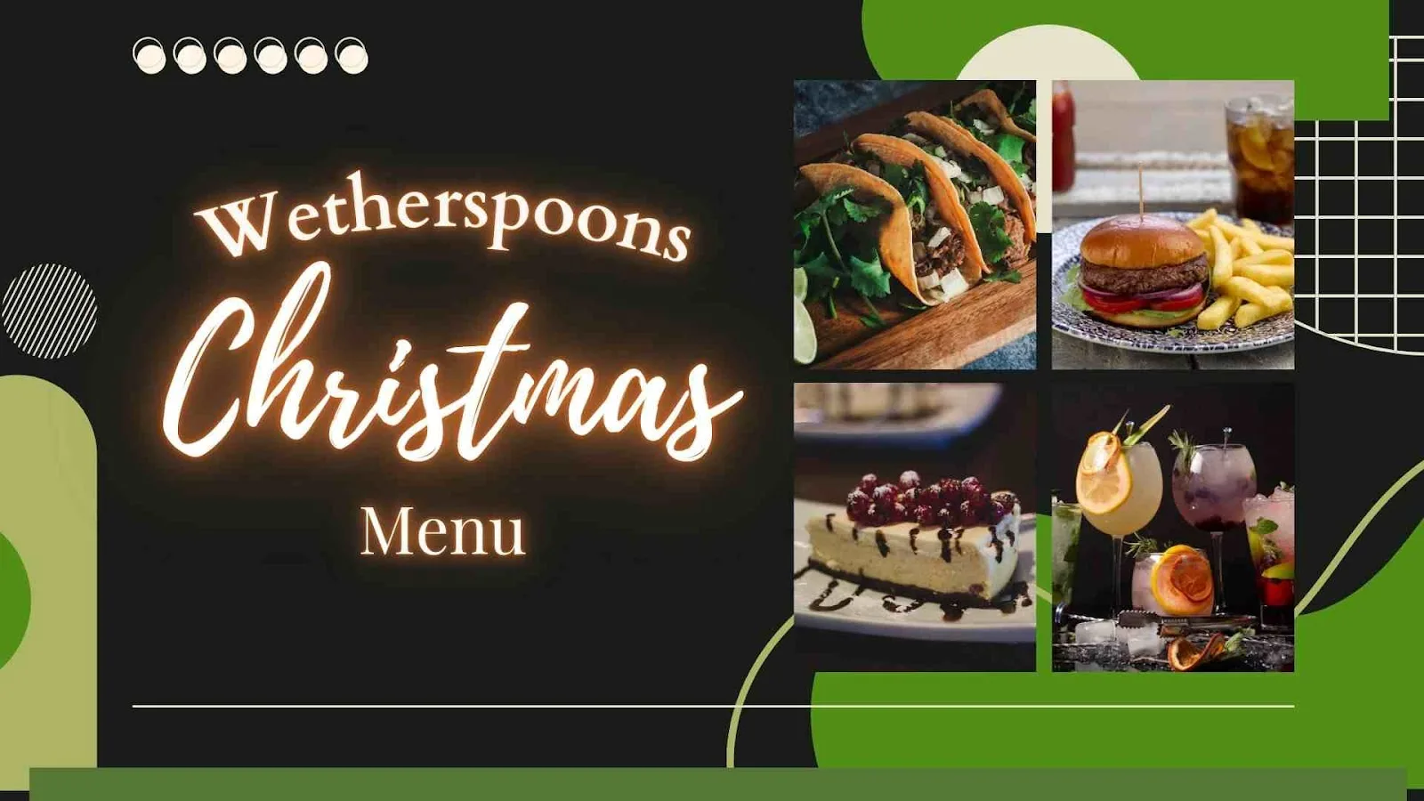 Wetherspoons Christmas Menu