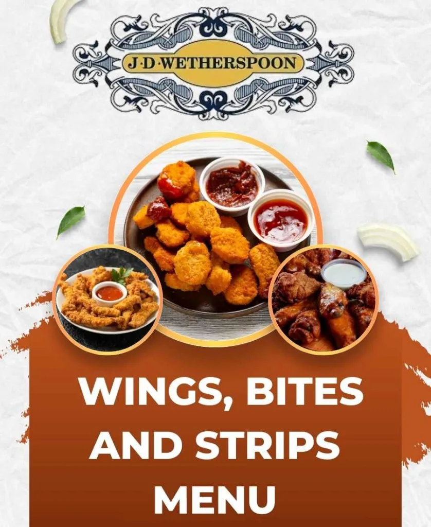 Wetherspoon Wings Bites and Strips