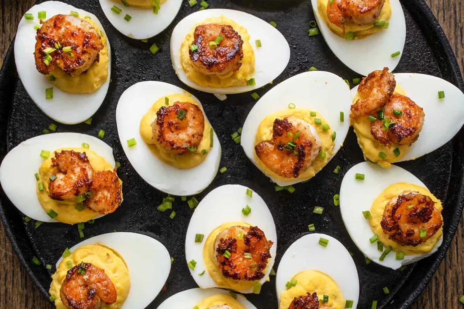 Cajun Shrimp Deviled Eggs Recipe