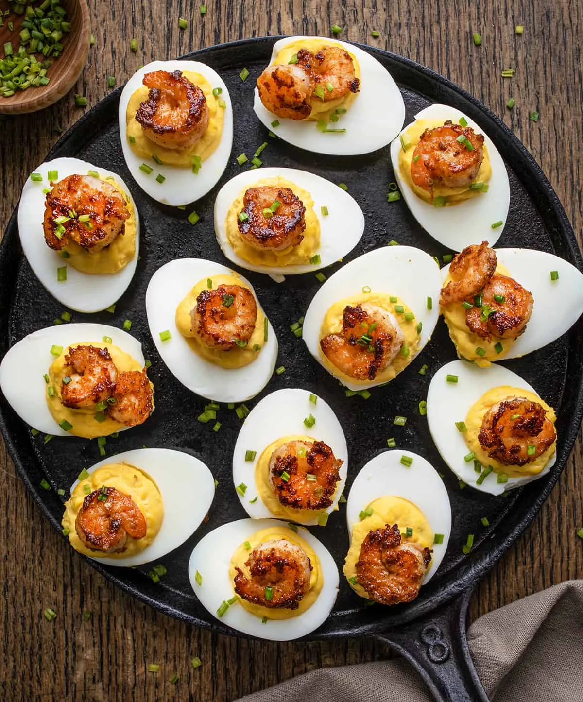 Cajun Shrimp Deviled Eggs Recipe