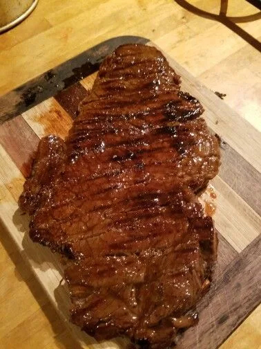 Cajun Steak with Apricot Orange Glaze