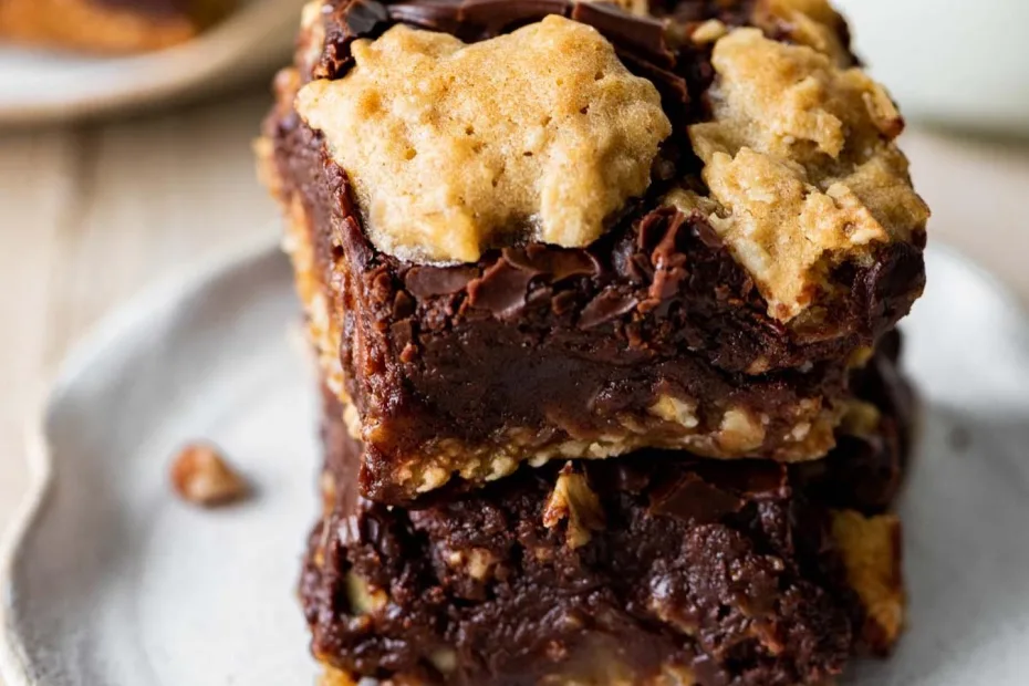 Classic Fudge Nut Bars Recipe