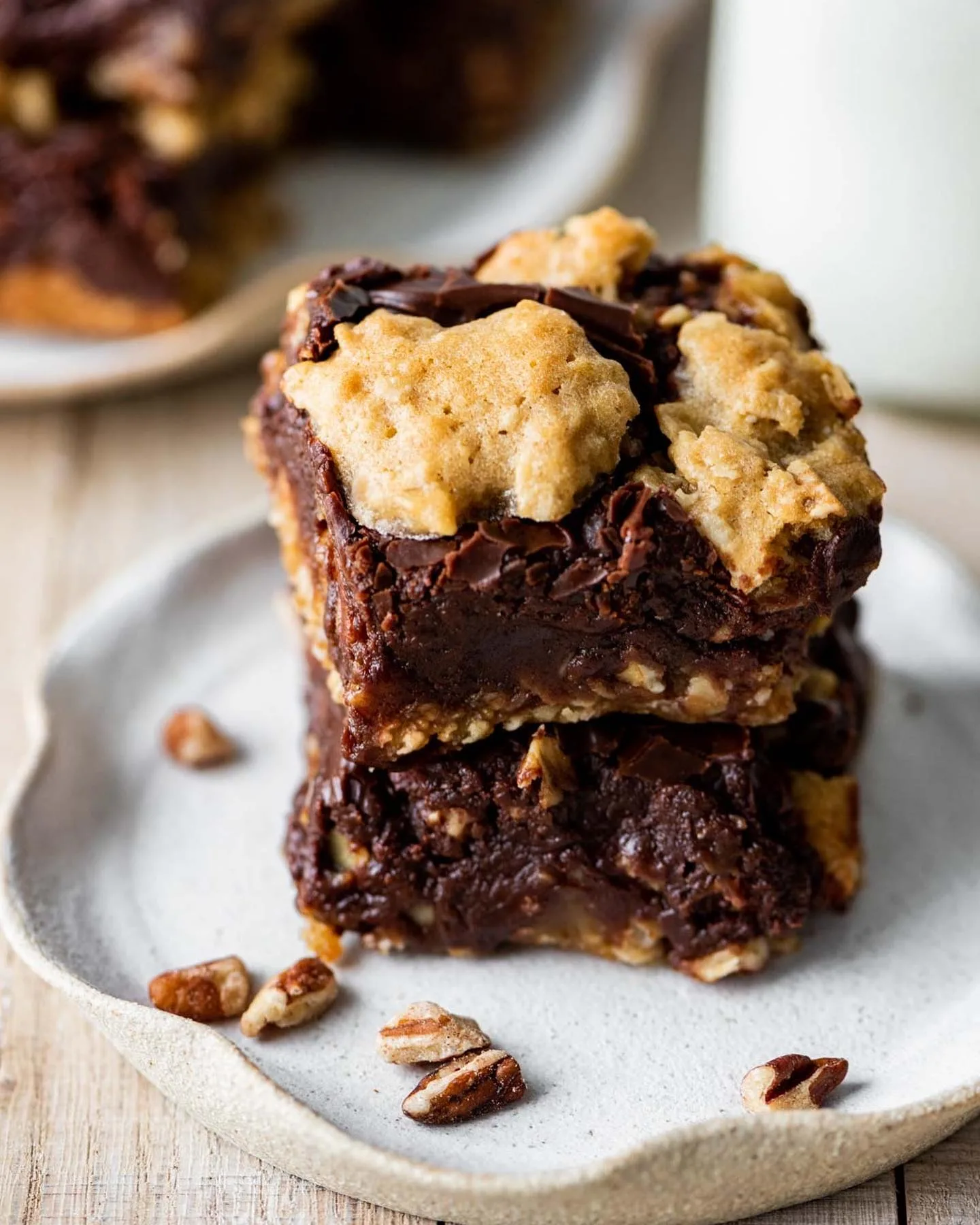 Classic Fudge Nut Bars Recipe