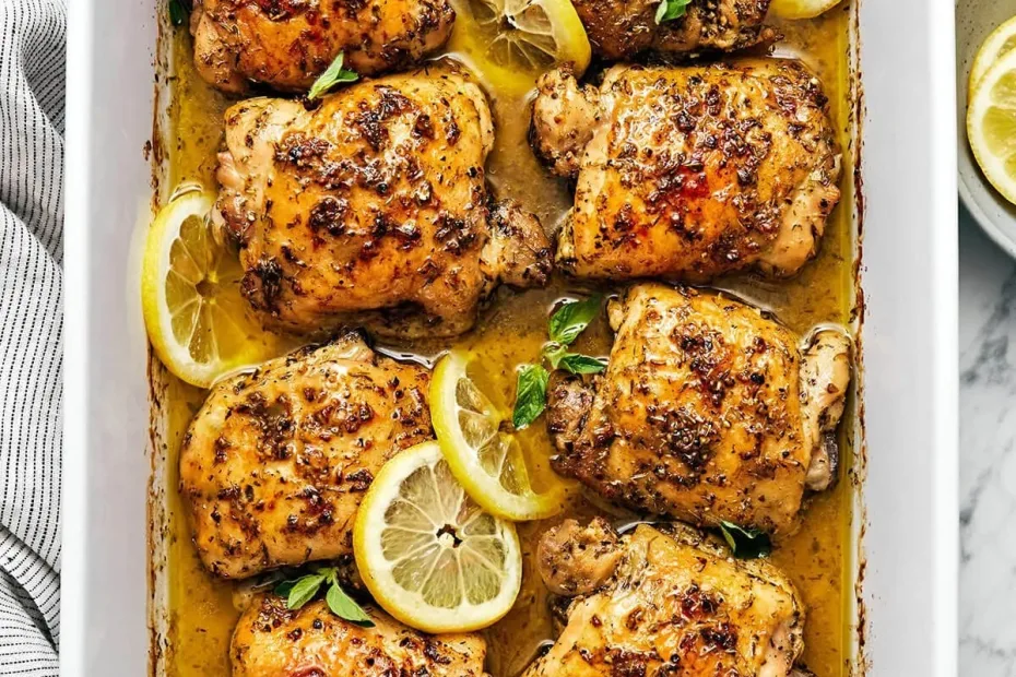 Easy Greek Lemon Chicken Recipe