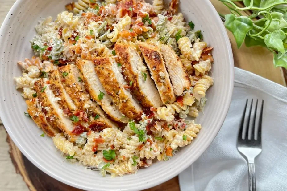 Easy Ricotta Cheese Pasta with Chicken