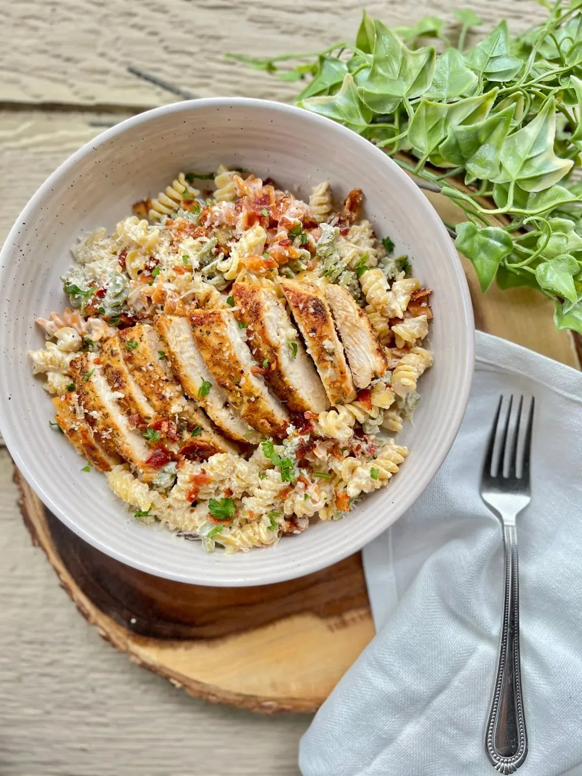Easy Ricotta Cheese Pasta with Chicken