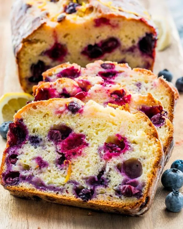 Lemon Blueberry Yogurt Loaf Recipe