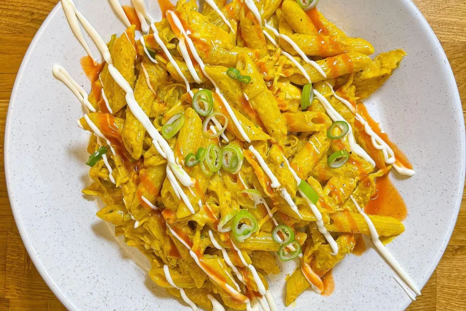 One Pot Buffalo Chicken Pasta Recipe