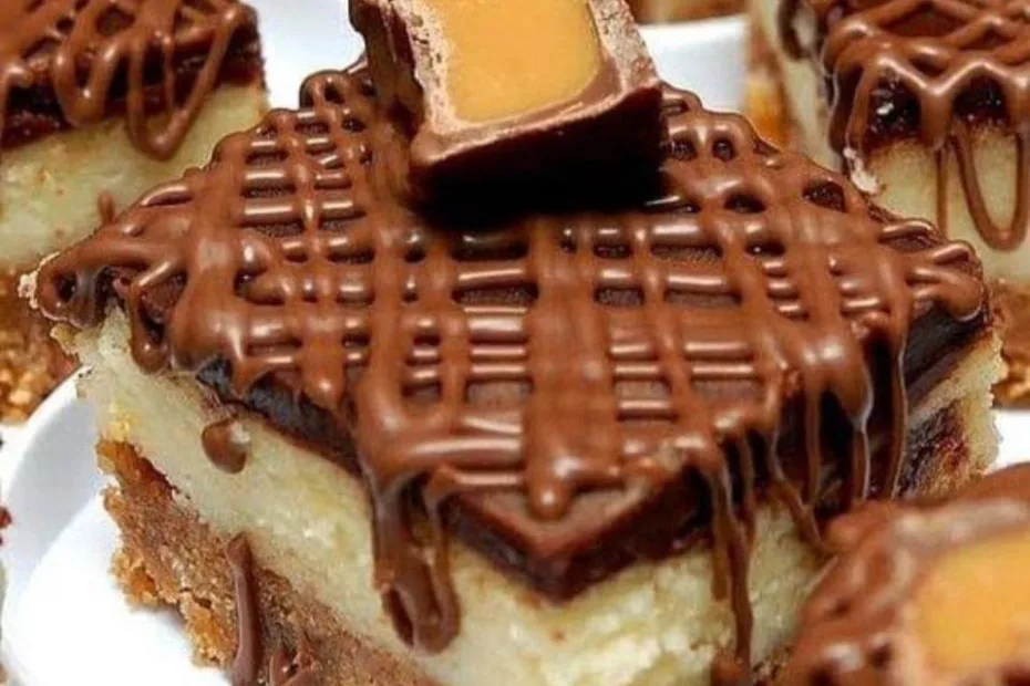 Rolo Cheesecake Bars Recipe
