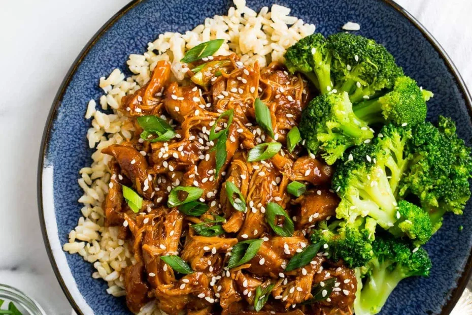 Slow Cooker Honey Garlic Chicken Recipe
