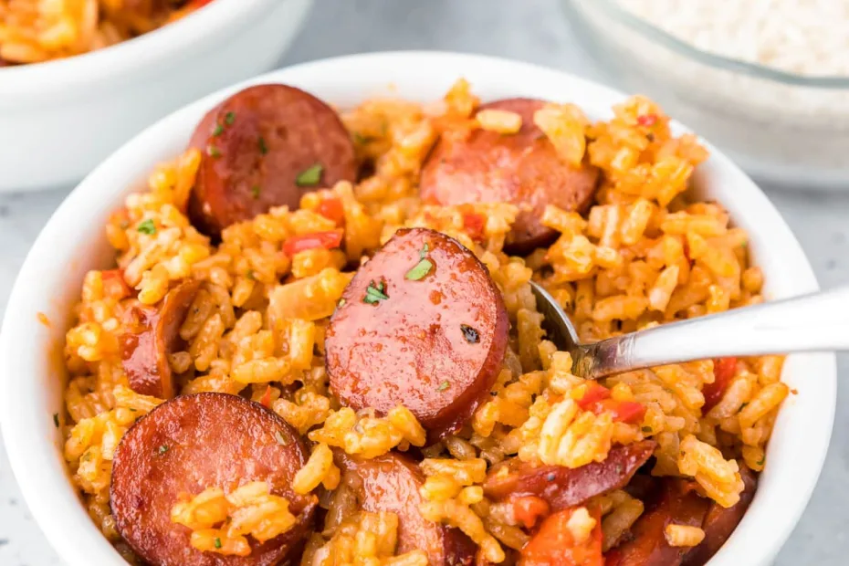Smoked Sausage and Rice