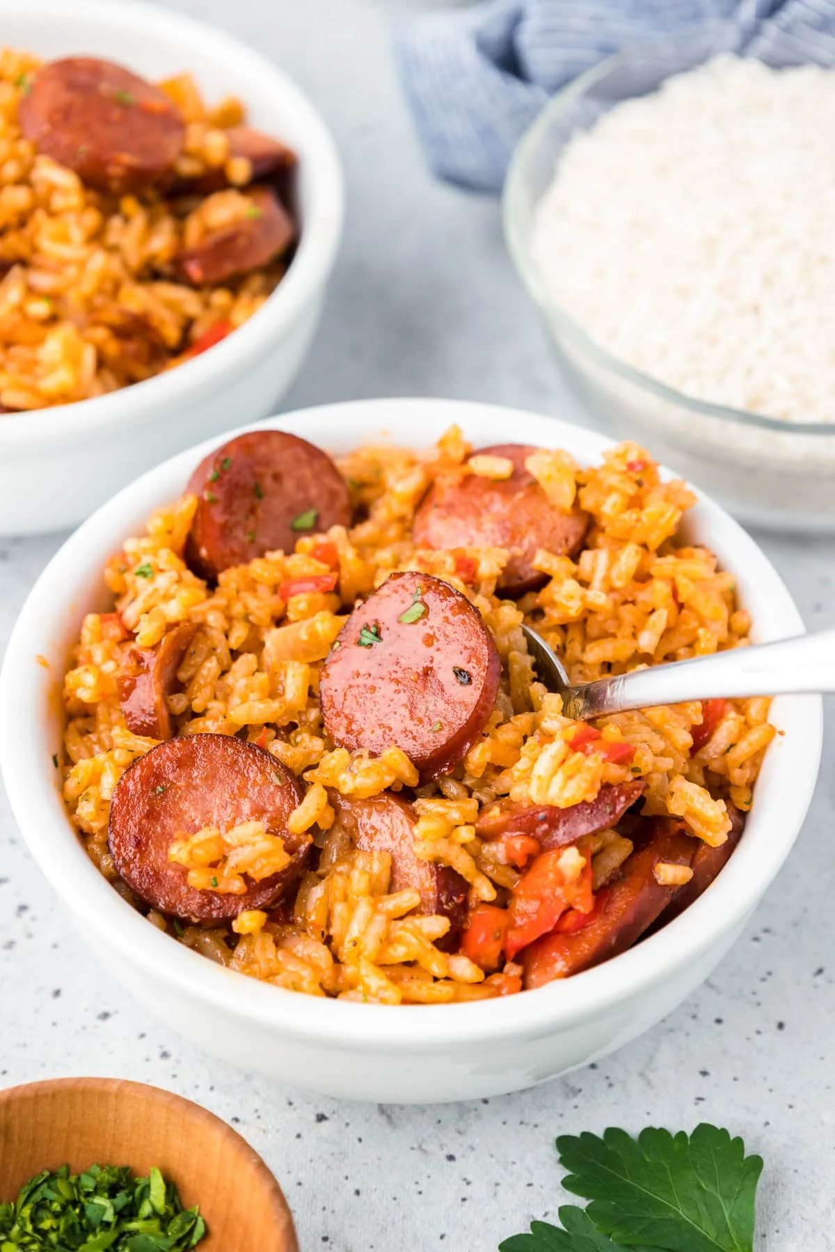 Smoked Sausage and Rice