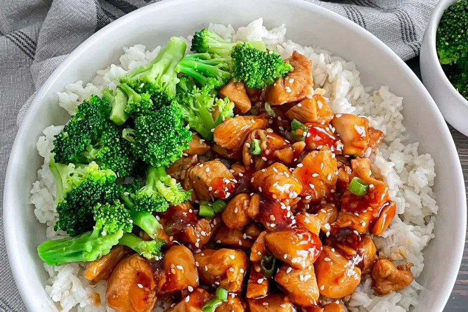 Teriyaki Chicken Rice Bowl