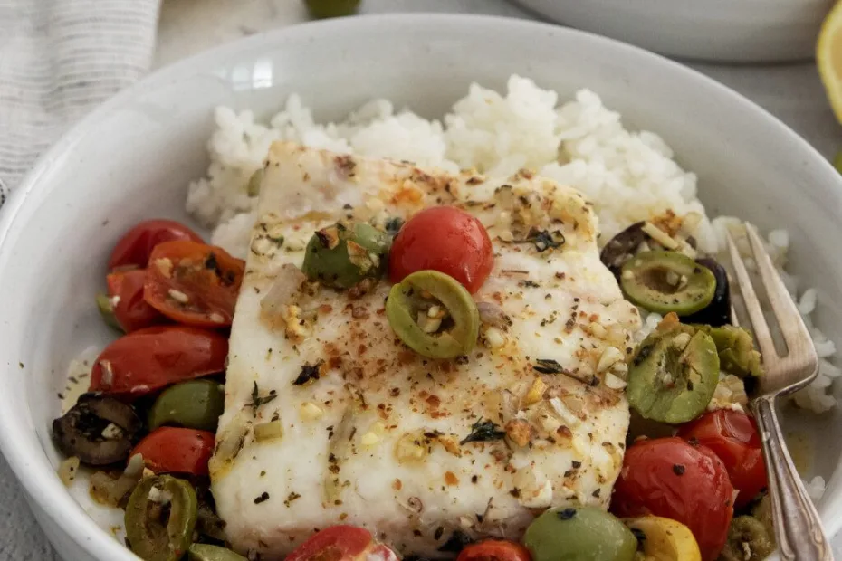 The Best Mediterranean Baked Fish Recipe