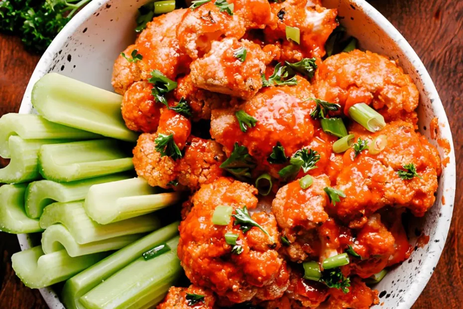 air fryer buffalo cauliflower recipe