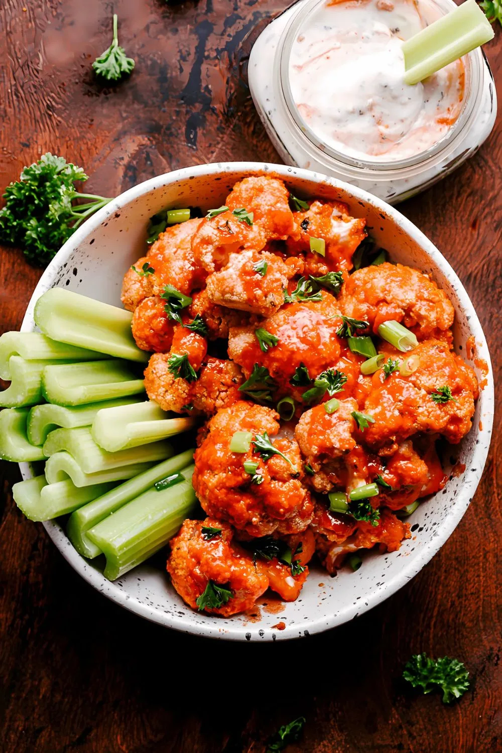 air fryer buffalo cauliflower recipe