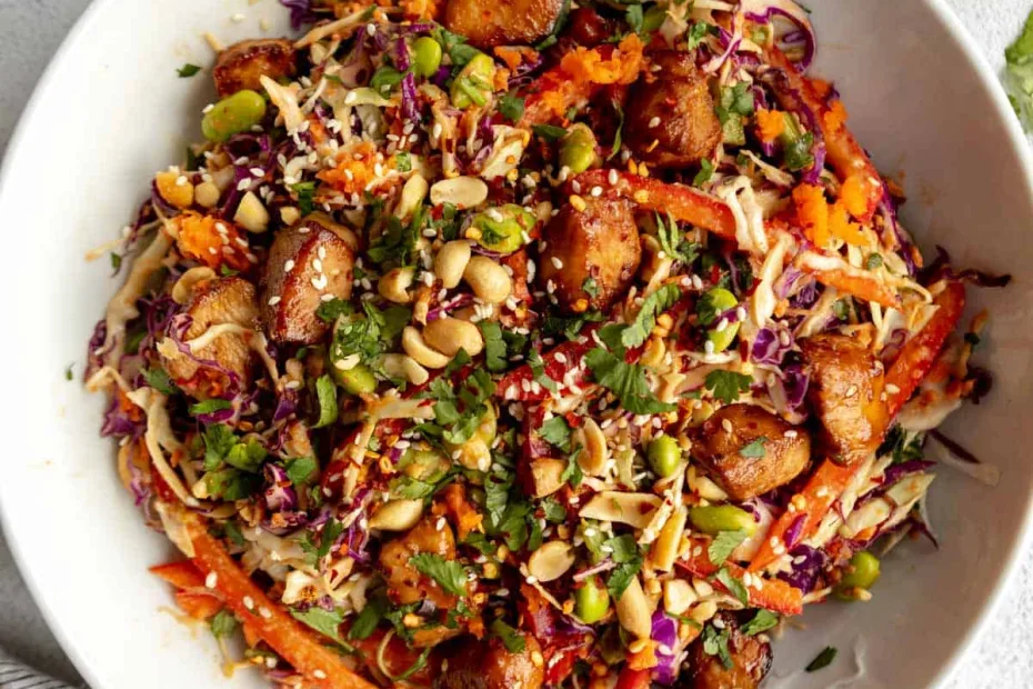 asian chicken crunch salad