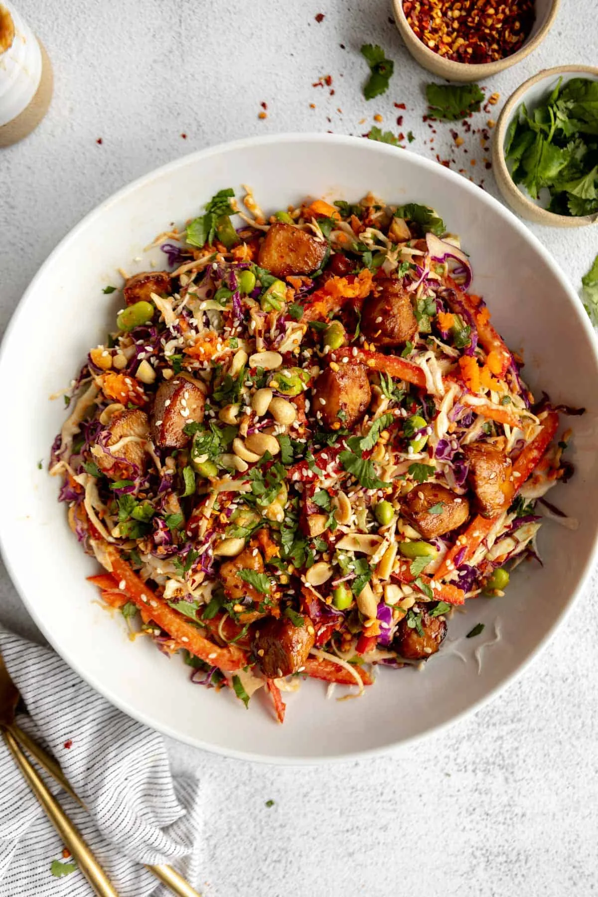 asian chicken crunch salad
