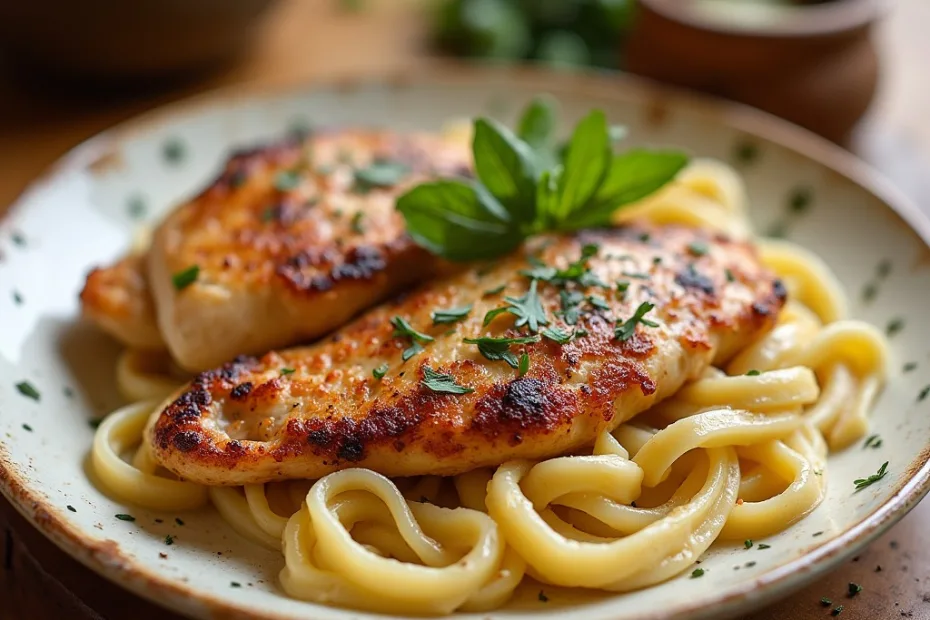 best blackened chicken alfredo