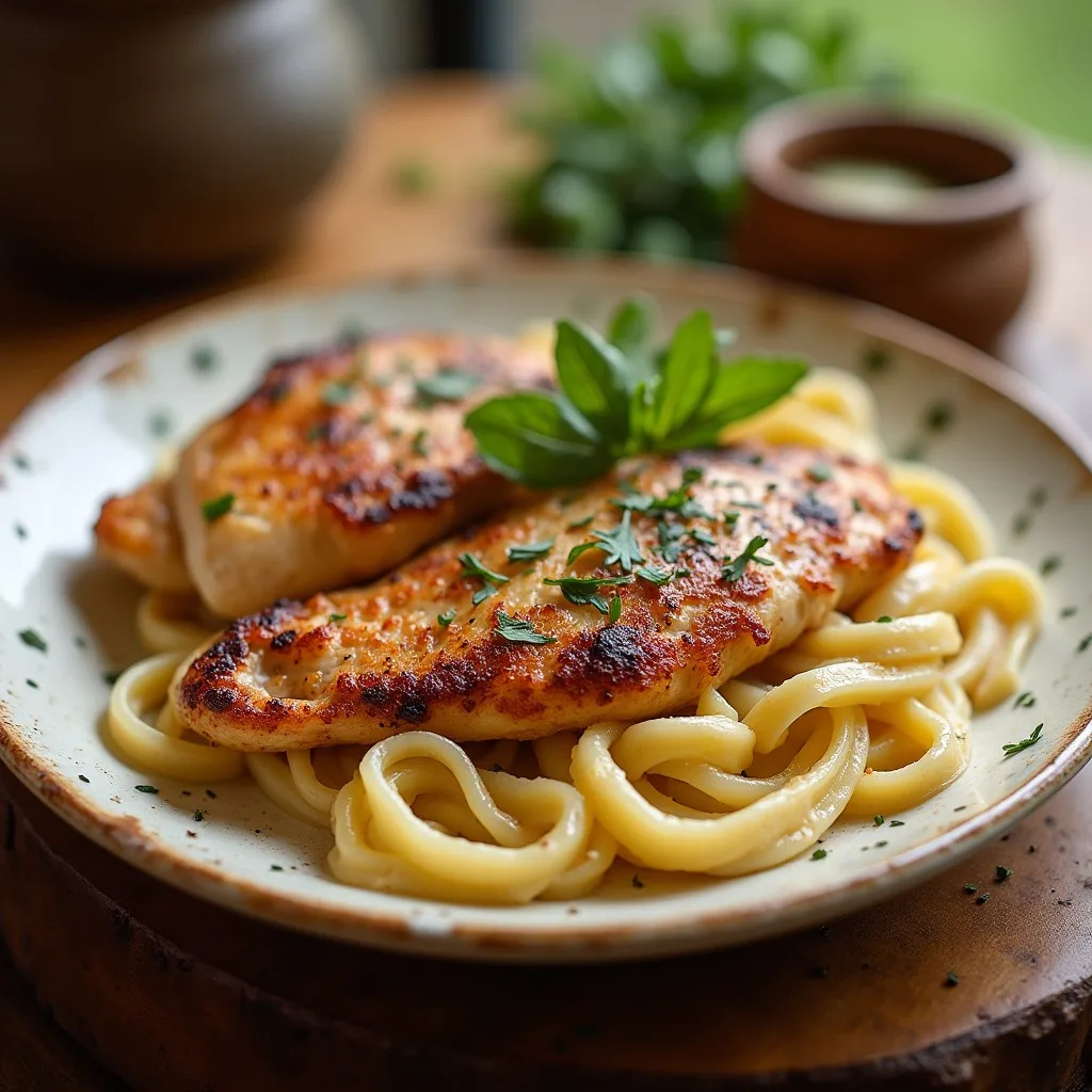 best blackened chicken alfredo