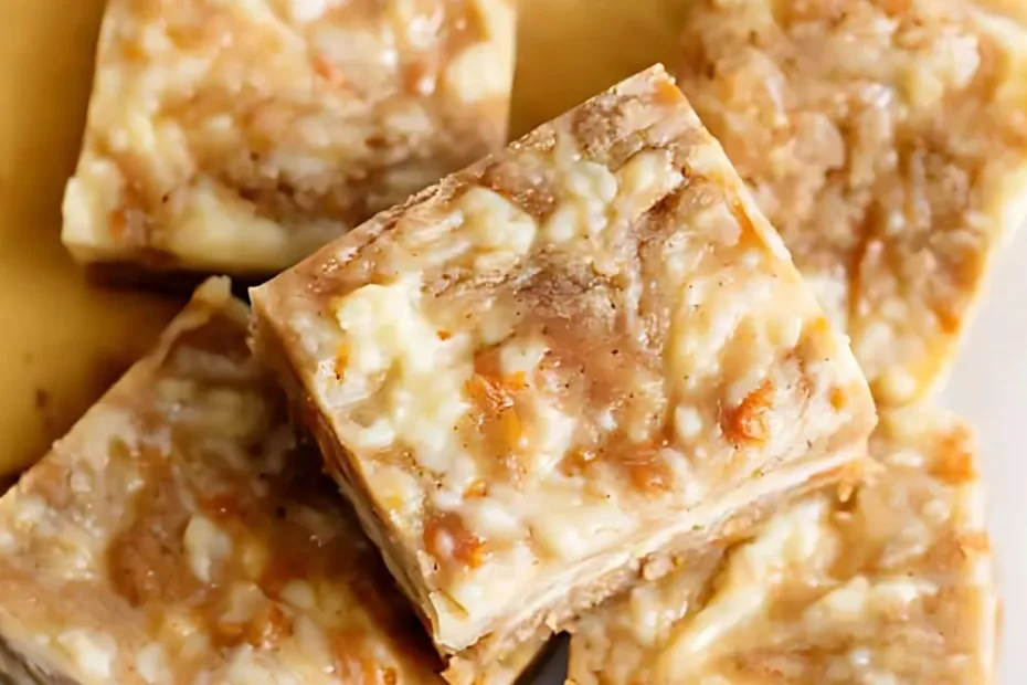 Carrot Cake Bars Recipe