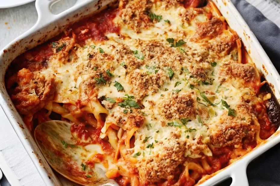 chicken parmesan casserole