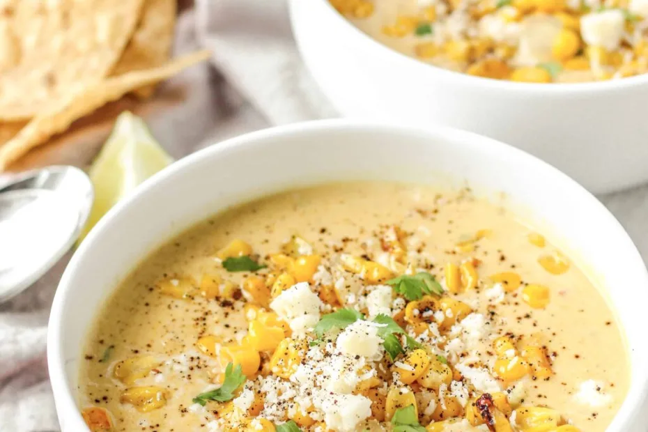 creamy mexican street corn soup recipe