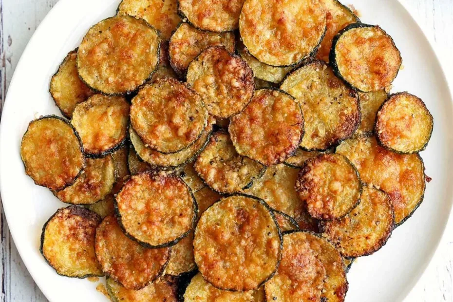 crispy baked zucchini chips recipe