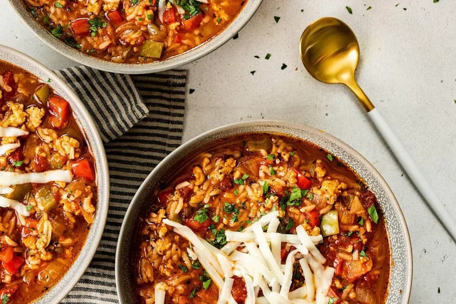 easy recipe for stuffed pepper soup