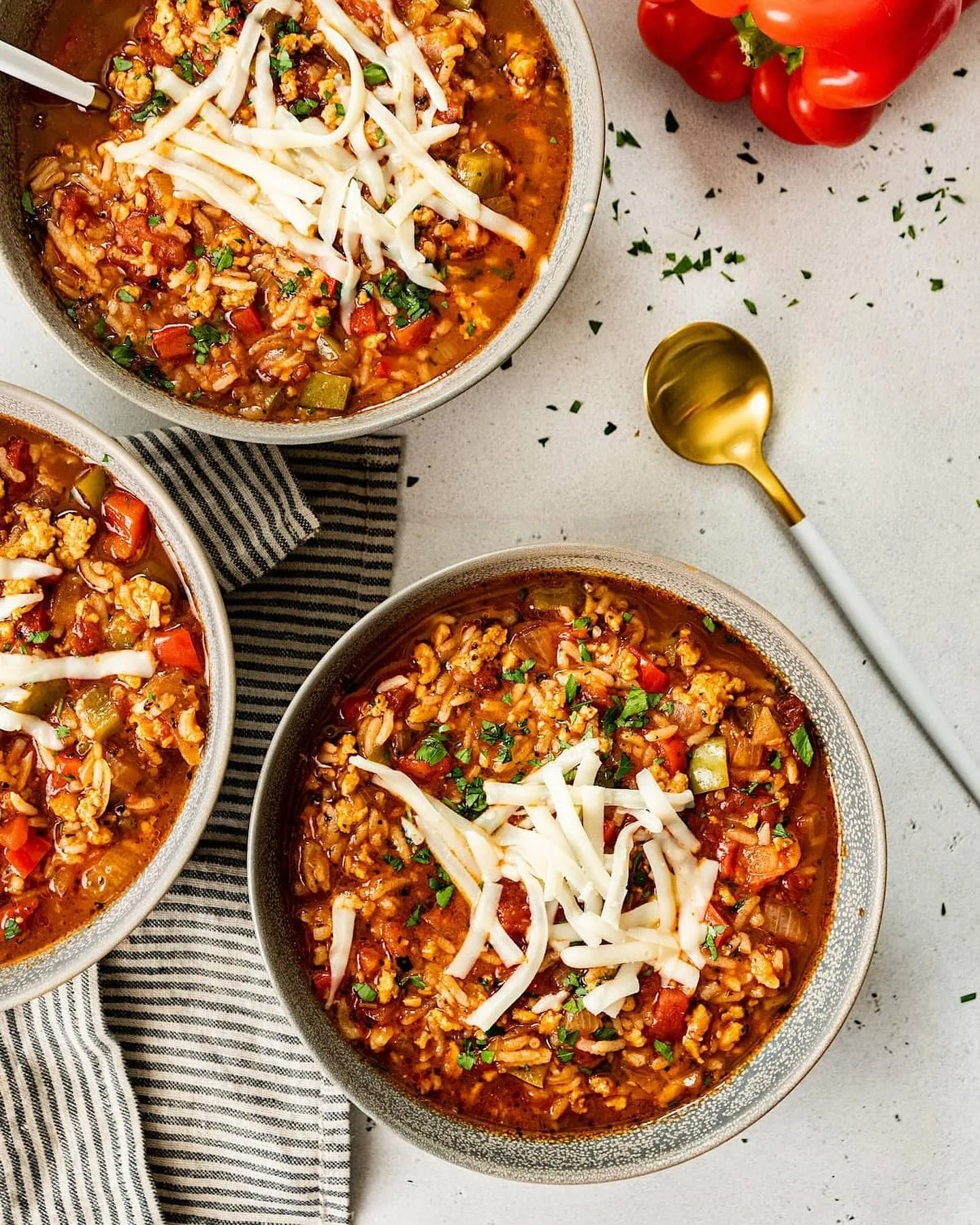 easy recipe for stuffed pepper soup
