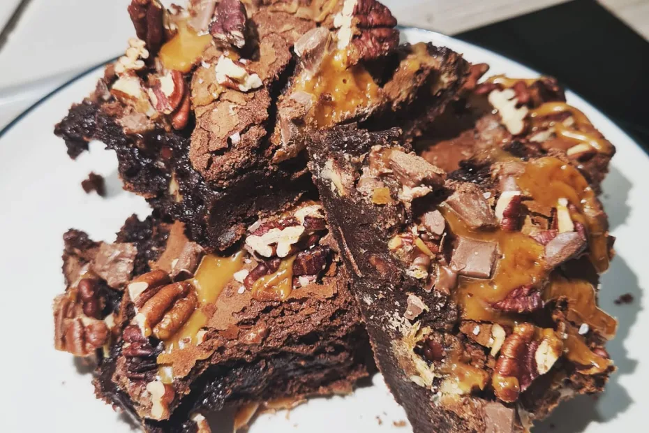 easy turtle brownies recipe