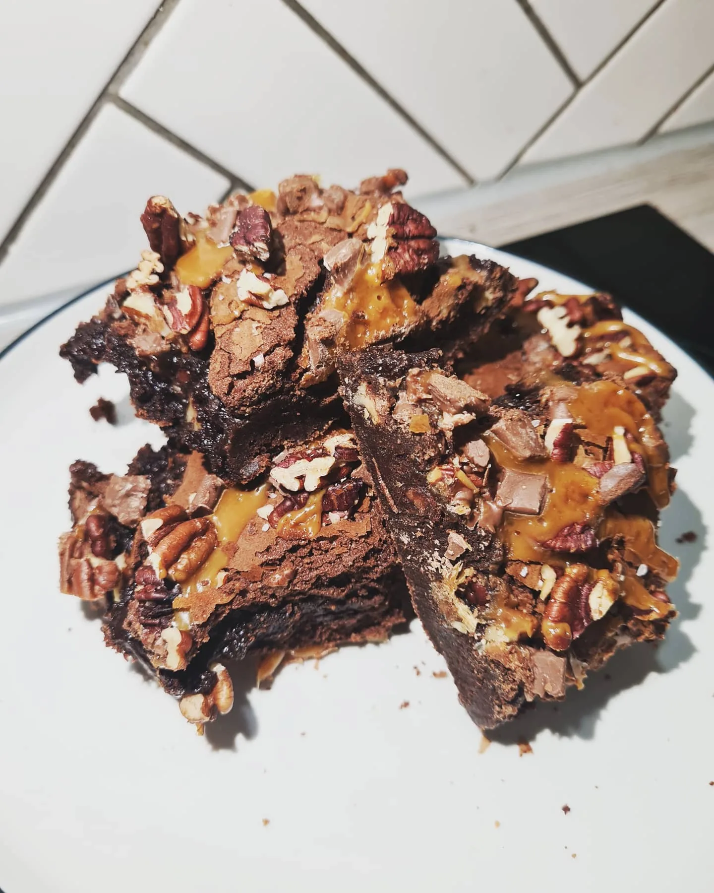 easy turtle brownies recipe