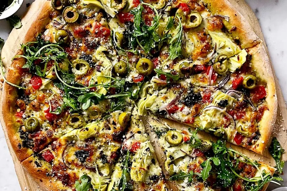 mediterranean pizza recipe