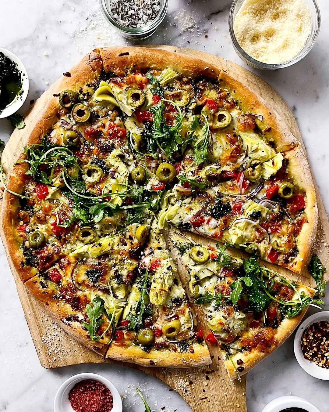 mediterranean pizza recipe