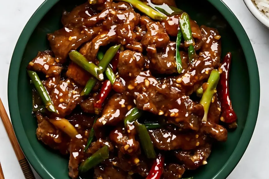 Mongolian Beef Recipe