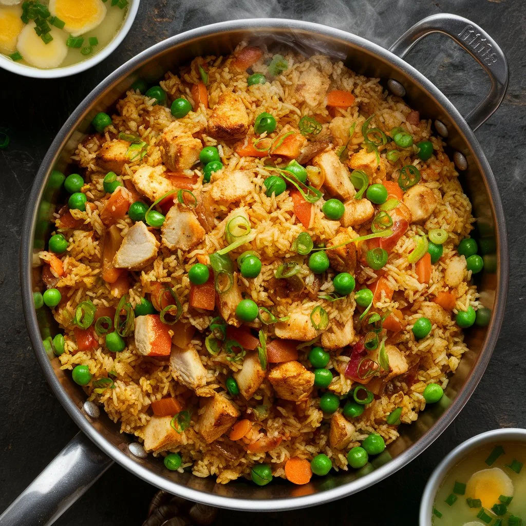 quick easy chinese chicken fried rice