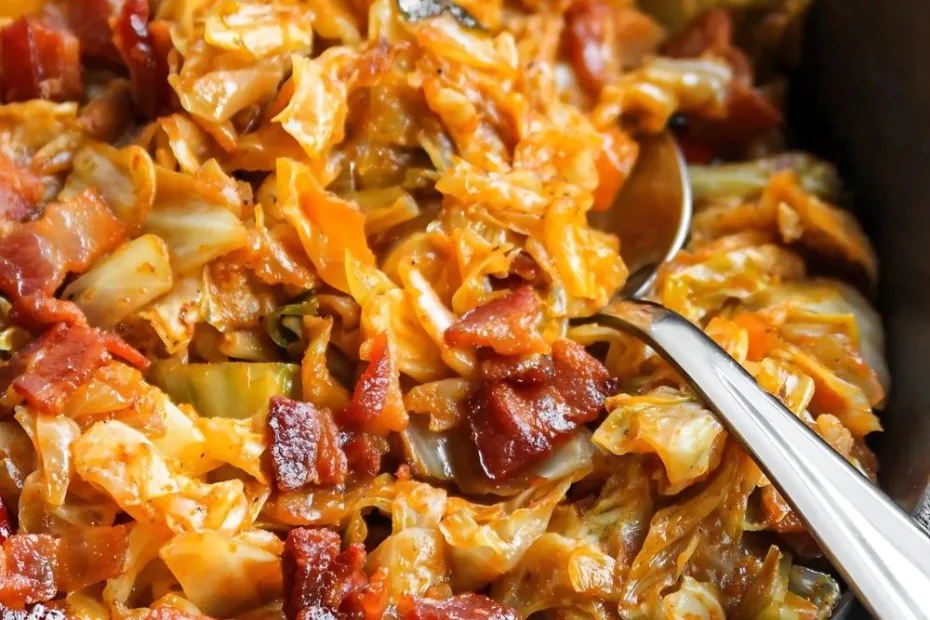 southern fried cabbage recipe