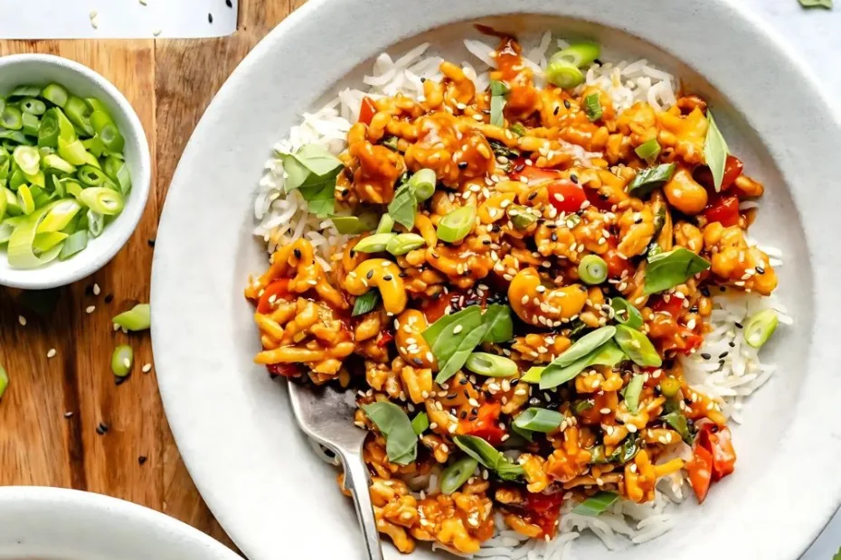 sweet and spicy gochujang chicken bowls