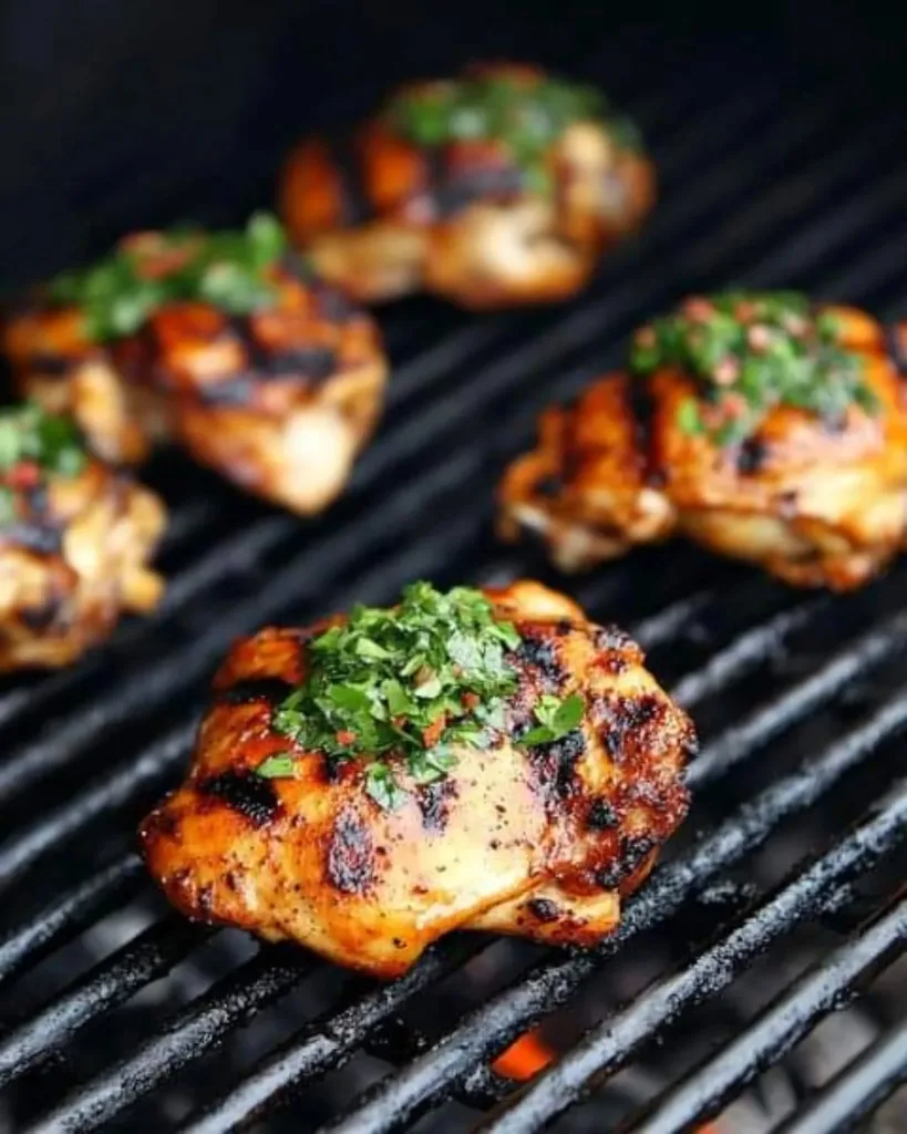 Chimichurri Grilled Chicken Thighs