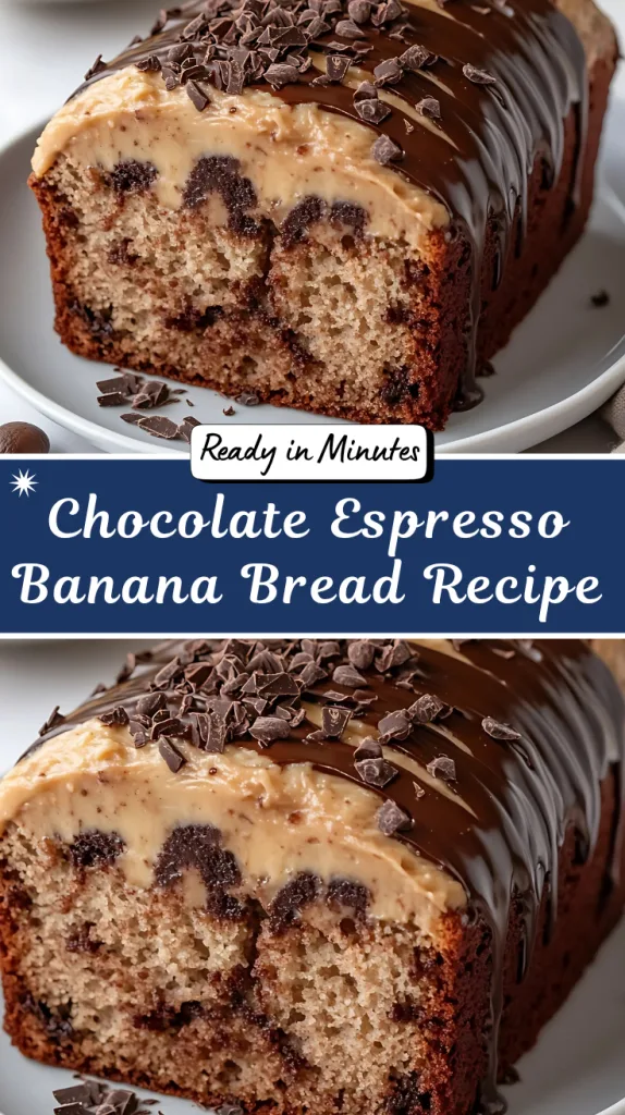 Chocolate Espresso Banana Bread Recipe