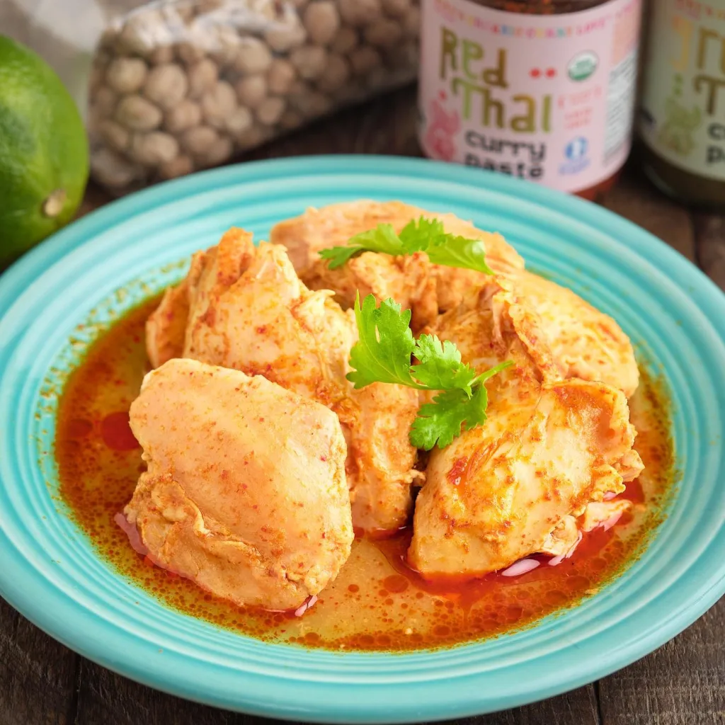 Coconut Curry Chicken Thighs
