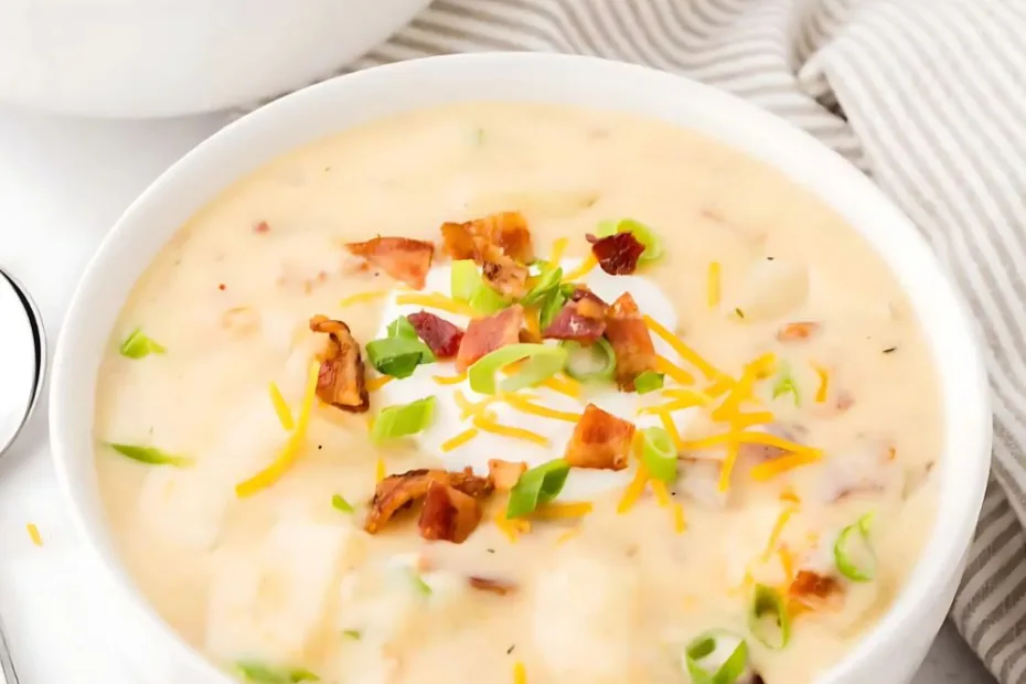 crockpot potato soup recipe