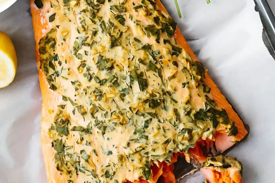 dijon baked salmon recipe