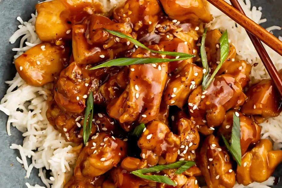 easy bourbon chicken recipe