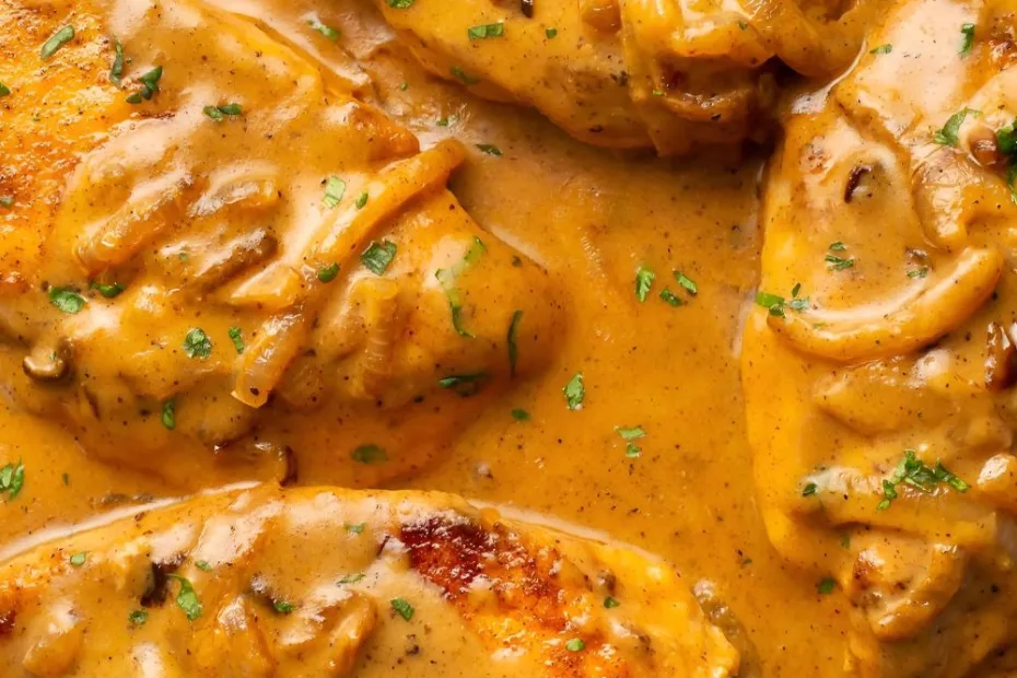 easy smothered chicken recipe
